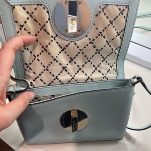 Kate Spade crossover purse bag in baby blue